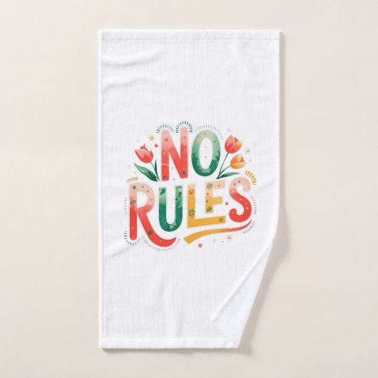 No Rules バスタオルセット (ハンドタオル)