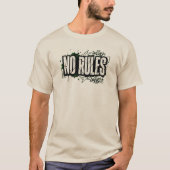 No Rules Bold Attitude Logo Tee Tシャツ (正面)