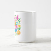 No Rules Just Vibes – ネオングラデーションかわいい – パンクTy コーヒーマグカップ (中央)