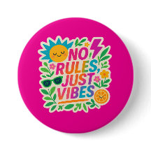 No Rules Just Vibes – ネオングラデーションかわいい – パンクTy