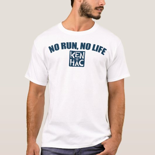 NO RUN, NO LIFE Tシャツ (正面)
