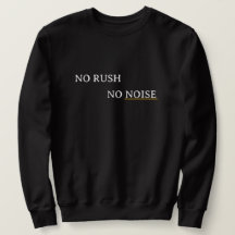 No Rush No Noise – 穏やかでミニマルなタイポグラフィデザイン
