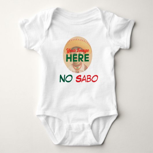 No Sabo Baby Clothes ベビーボディスーツ (正面)