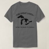 No Salt, No Sharks, No Problem Tシャツ (デザイン正面)