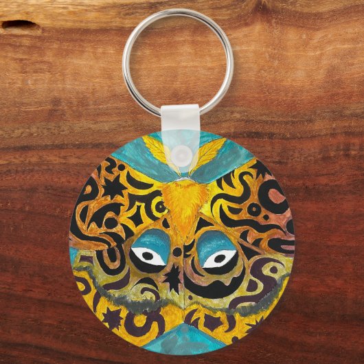 No Seeing Moth キーホルダー (正面)