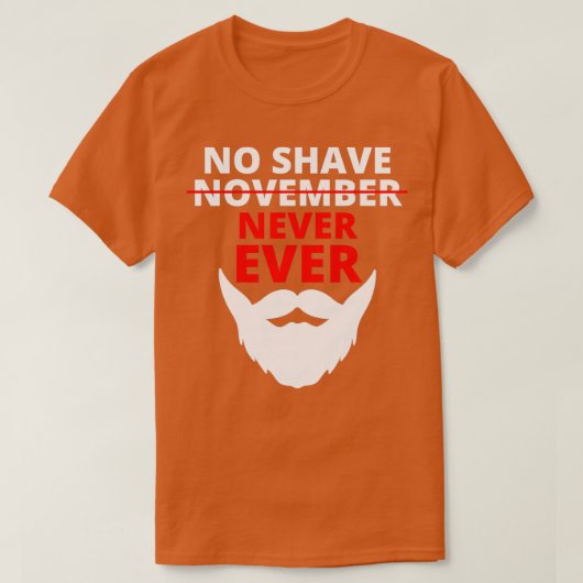 No Shape Novemberは決してクラシックTシャツ Tシャツ (デザイン正面)