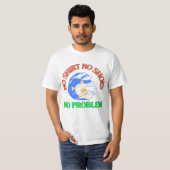 No Shirt No Shoes No Problem - Summer カッコいい Surfer Tシャツ (正面フル)