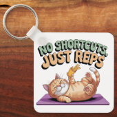 No Shortcuts. Just Reps キーホルダー (正面)