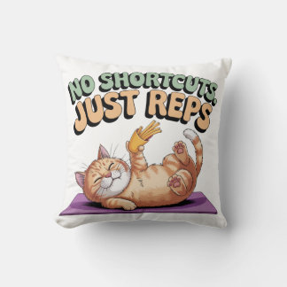 No Shortcuts. Just Reps クッション