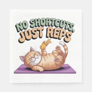No Shortcuts. Just Reps スタンダードランチョンナプキン