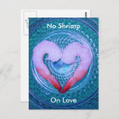 No Shrip on Loveポストカード ポストカード (正面/裏面)