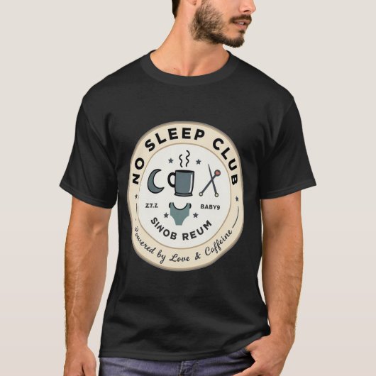 no sleep club tシャツ (正面)