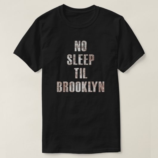 No sleep TilブルックリンエッセンシャルTシャツ Tシャツ (デザイン正面)