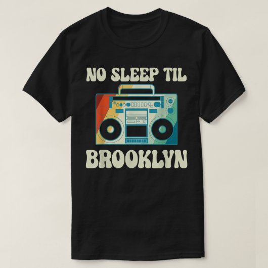 No Sleep Til Brooklyn, I Love The 80s Tシャツ (デザイン正面)