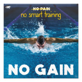No smart training, no gain フォトプリント            (正面)