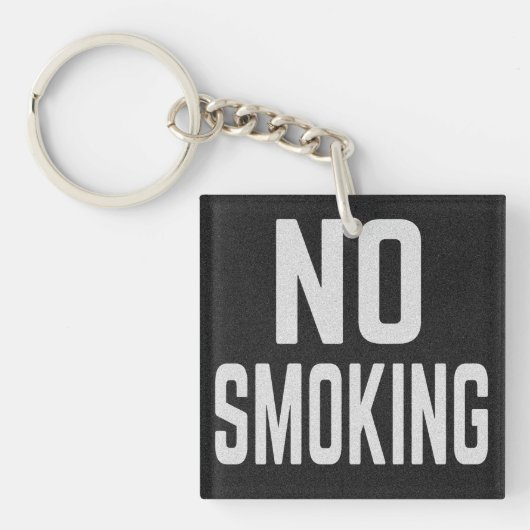 No Smoking キーホルダー (正面)