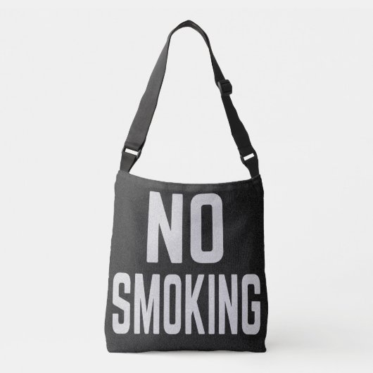 No Smoking クロスボディバッグ (正面)