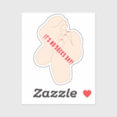 No Socks Day足 シール (シート)