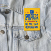 No Soldiers in Our Streets 缶バッジ (インサイチュ)