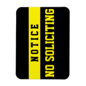 No Soliciting [Magnet] マグネット (縦)