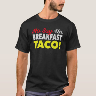 No Soy Un Breakfast Tacoヴィンテージ我々はタコスではない Tシャツ