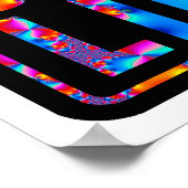 No Speed Limit (1) with Fractal Art ポスター (角)