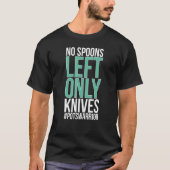 No Spoons POTS Warrior POTS Awareness Day POTS Fig Tシャツ (正面)