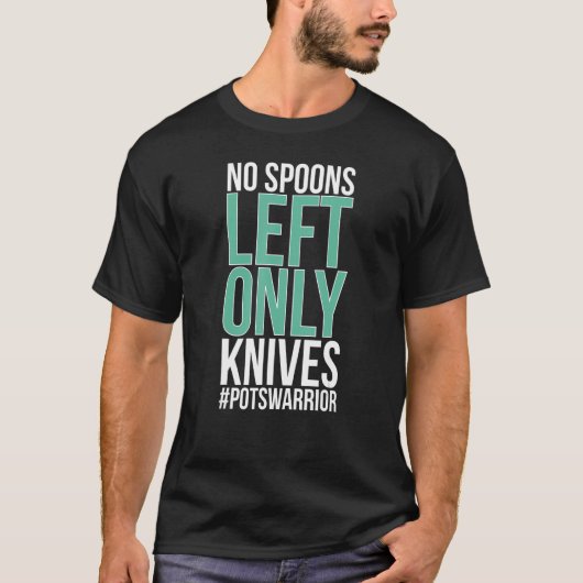 No Spoons POTS Warrior POTS Awareness Day POTS Fig Tシャツ (正面)