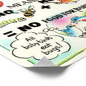 No Spray Educational Poster ポスター (角)