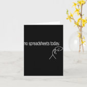 No Spreadsheets Today Accounting Spreadsheets Acco カード (黄色い花)