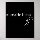 No Spreadsheets Today Accounting Spreadsheets Acco ポスター (正面)