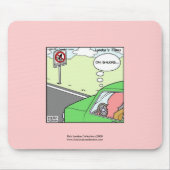 No Squid Zone漫画笑わされるマウスパッド マウスパッド (正面)