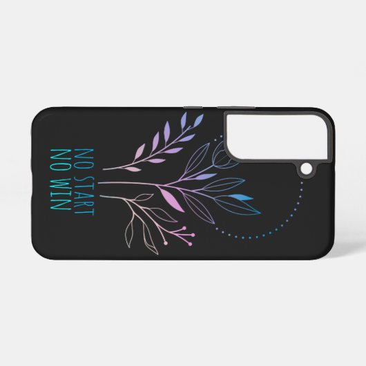 No Start - No Win (mostly black) Samsung Galaxyケース (裏面横)