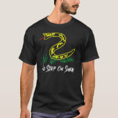 No Step On Sneks Gadsden Flag Tシャツ (正面)