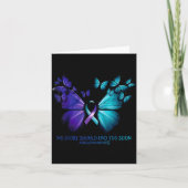 No Story Should End Too Soon Suicide Awareness But カード (正面)