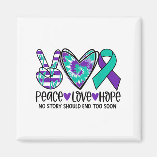 No Story Should End Too Soon Suicide Prevention Aw マグネット