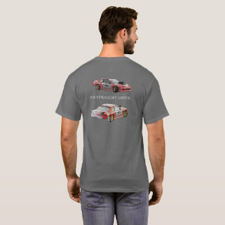 NO STRAIGHT LINES! 240sx S13 ドリフトカー ストリートウェア Tシャツ