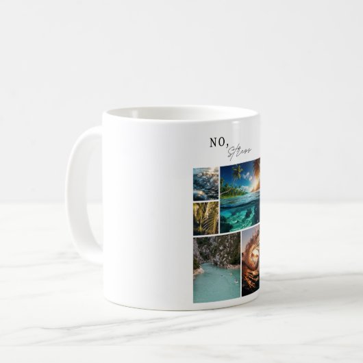 No stress... コーヒーマグカップ (正面左)