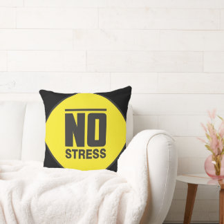 No Stress Throw Pillow クッション