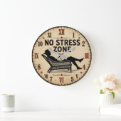 No Stress Zone  ラージ壁時計 (ホーム)