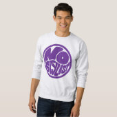 NO STYLIST シングルパープルエンブレムTシャツ スウェットシャツ (正面フル)