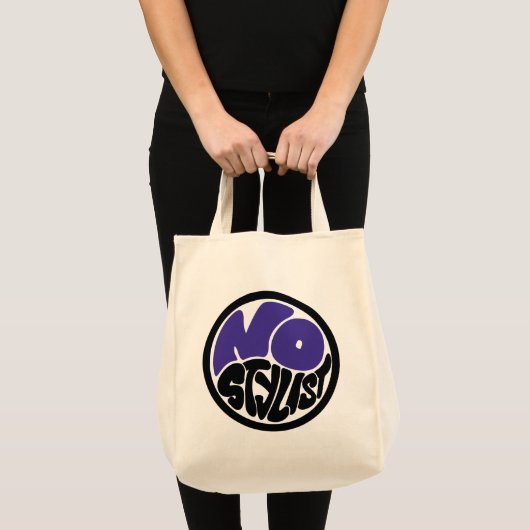 NO STYLIST ダブルパープルエンブレム グロサリートートバッグ トートバッグ (正面(商品))
