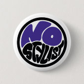 NO STYLIST double purp emblem Button 缶バッジ (正面)
