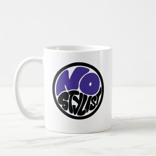 NO STYLIST double purp emblem coffee Mug コーヒーマグカップ (左)