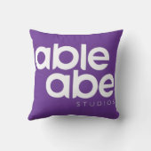 NO STYLIST double purp emblem Throw Pillow クッション (裏面)