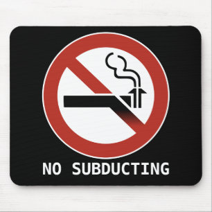 No Subductingロゴマウスパッド マウスパッド