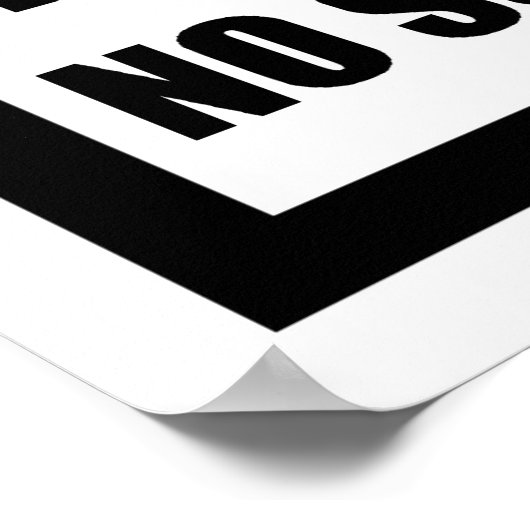 No Subluxation Zoneポスター ポスター (角)