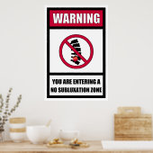 No Subluxation Zoneポスター ポスター (キッチン)