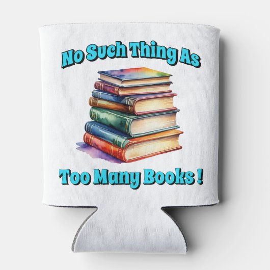 No Such Thing as Too Many Books! 缶クーラー (裏面)