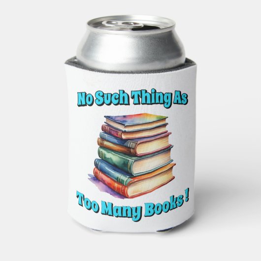 No Such Thing as Too Many Books! 缶クーラー (缶裏面)
